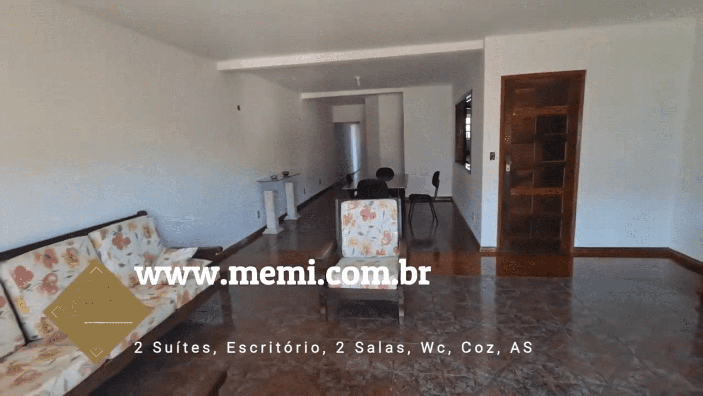 0110(6) AP, 2 Suítes, 1 Escritório, 2 salas - 6 min da UNIFAA0110(6)